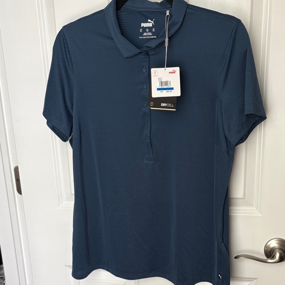 Puma Women’s Navy Polo Shirt